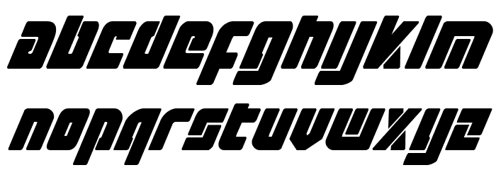 Exoplanet Italic Font LOWERCASE