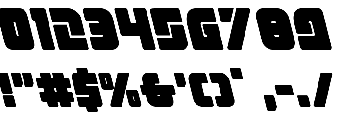 Exoplanet Leftalic Font OTHER CHARS