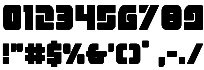 Exoplanet Regular Font OTHER CHARS
