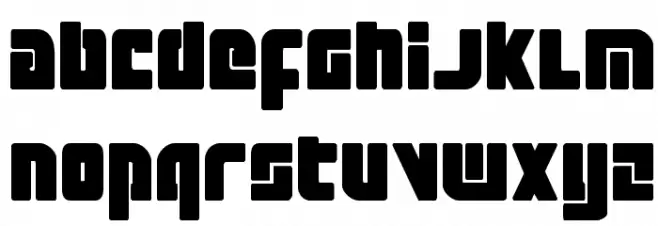 Exoplanet Regular 字体 大写