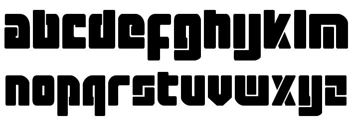 Exoplanet Regular Font LOWERCASE