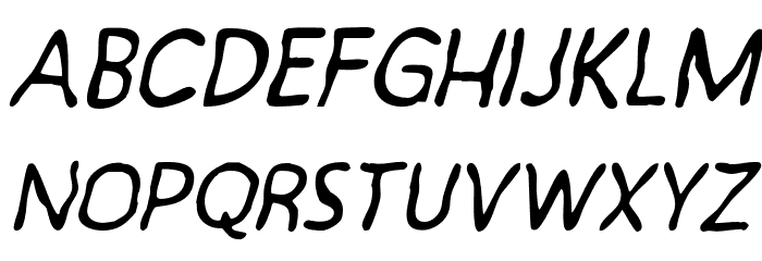 Exornight Regular Font LOWERCASE