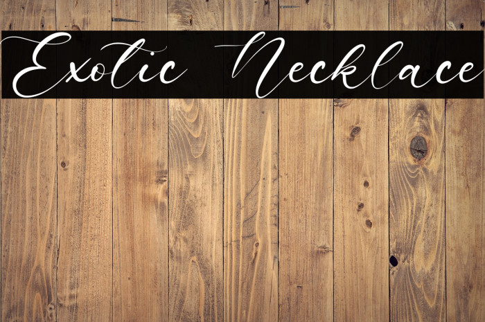 Exotic Necklace Example 3