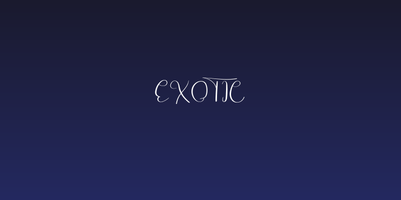 Exotic Social Header