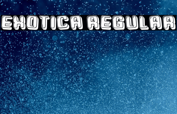 Exotica Regular Example 1