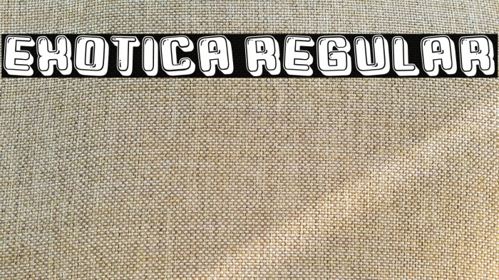 Exotica Regular Example 3