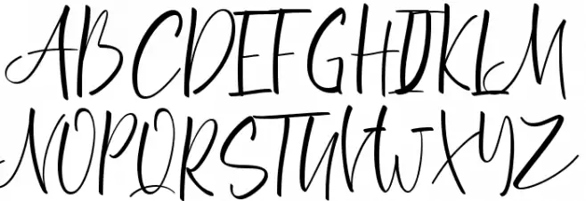Exotico Demo Schriftart Groß