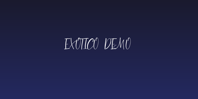 Exotico Demo Social Header