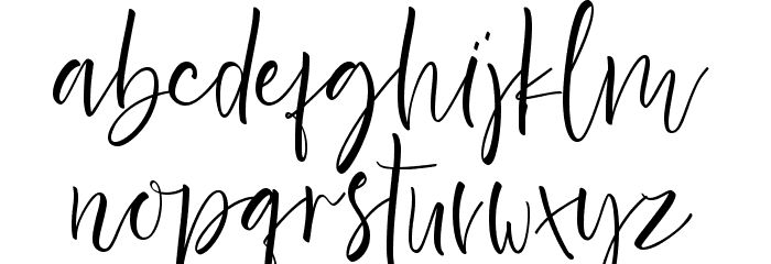 Exotico Demo Font LOWERCASE
