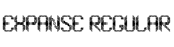 Expanse Regular Schriftart