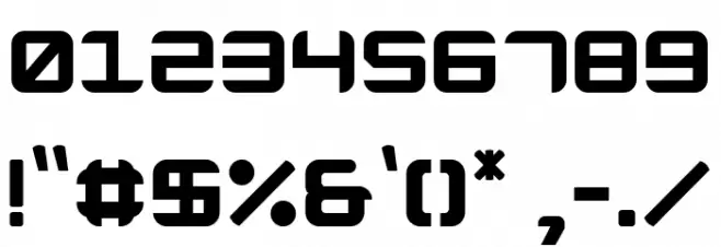 Expanse Font OTHER CHARS