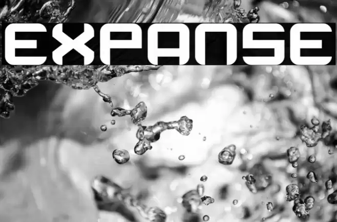 Expanse Font examples