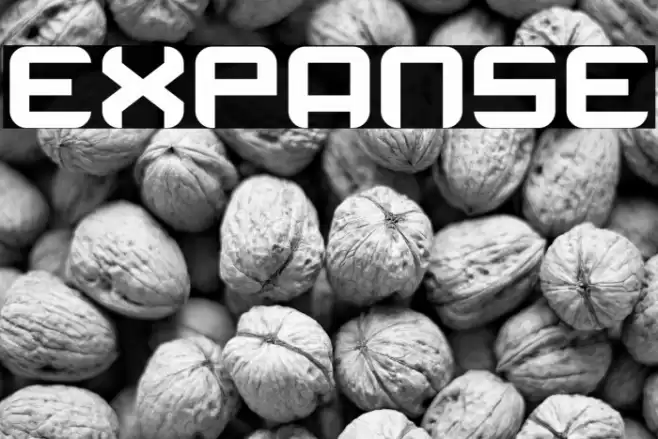 Expanse Font examples
