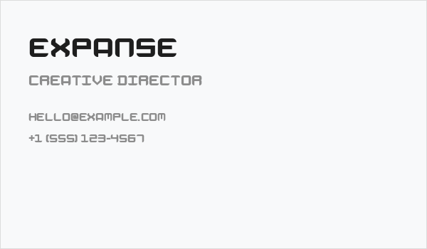 Expanse Business Card