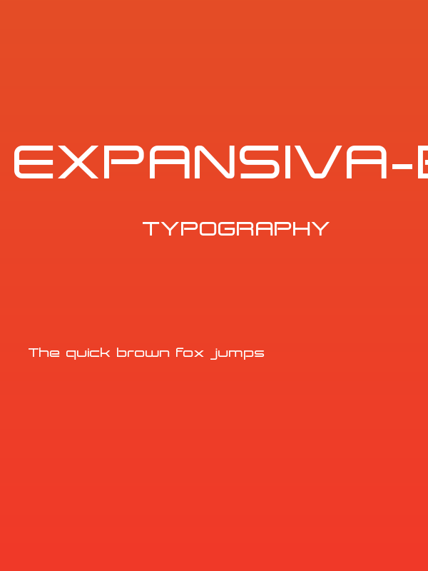 Expansiva-Bold Poster