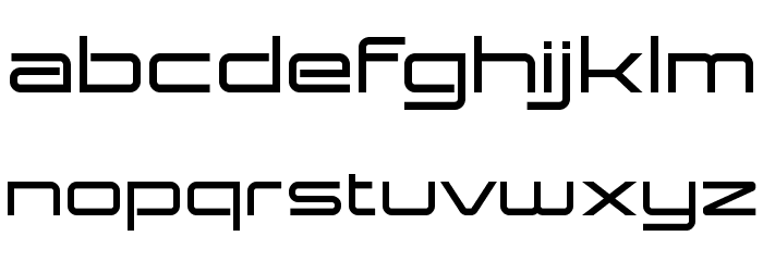 Expansiva-Bold Font LOWERCASE