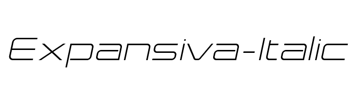Expansiva-Italic  नि: शुल्क फ़ॉन्ट्स डाउनलोड