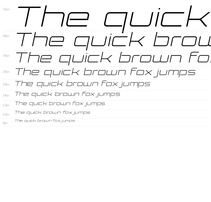 Expansiva-Italic Waterfall