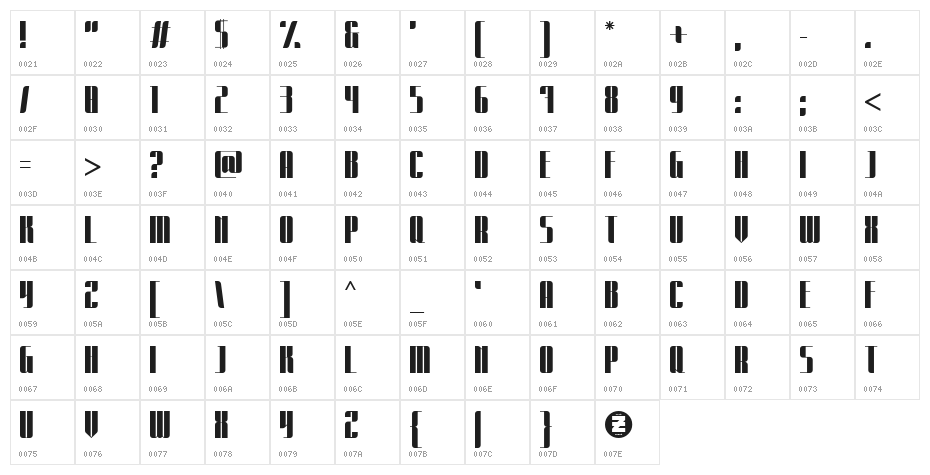 Expatriate_Promo Character Map