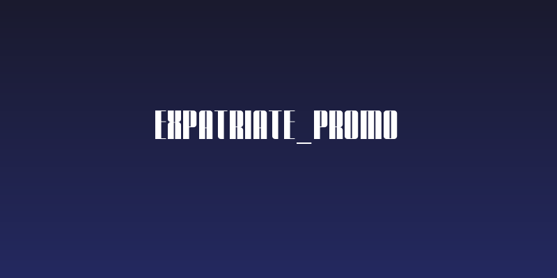 Expatriate_Promo Social Header