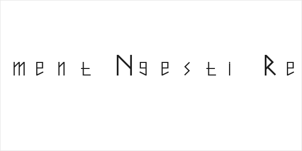 Experiment Ngesti Regular Logo