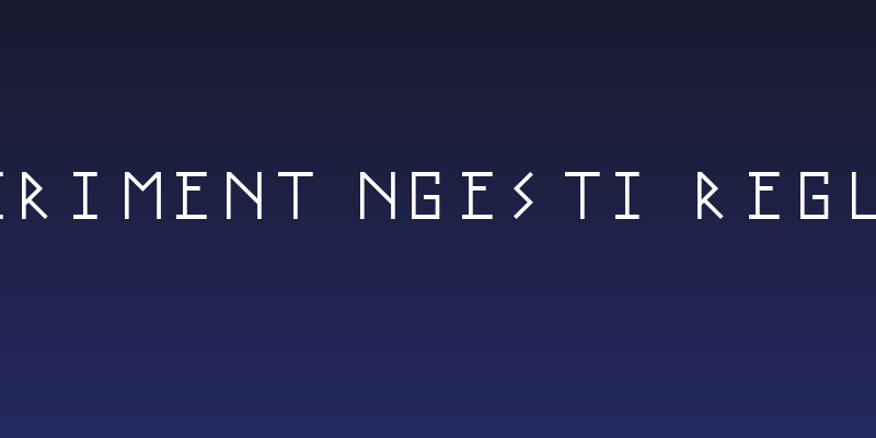 Experiment Ngesti Regular Social Header