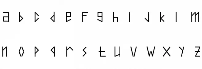 Experiment Ngesti Regular Schriftart Kleinbuchstaben