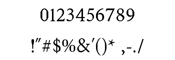 Experiment1-Elongated Ears Regular Font OTHER CHARS