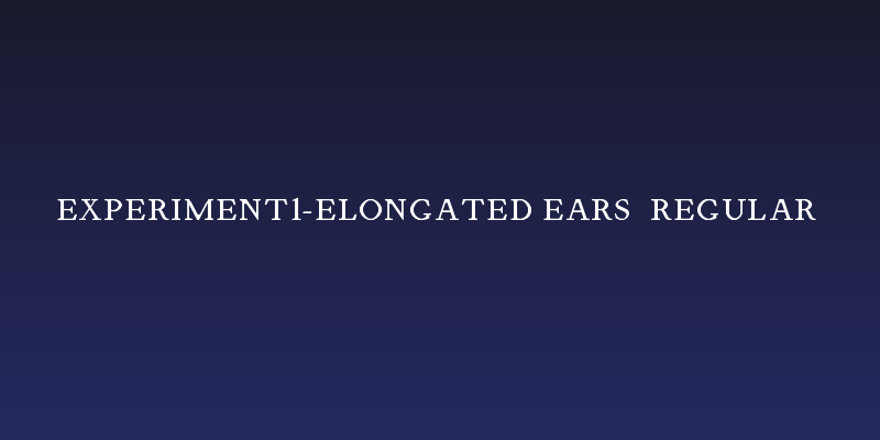 Experiment1-Elongated Ears  Regular Social Header