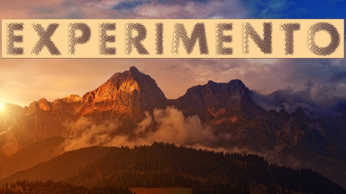 Experimento Font examples