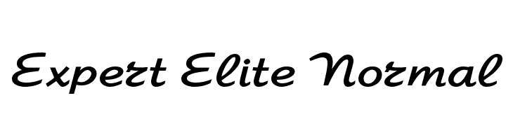 Expert Elite Normal  font caratteri gratis