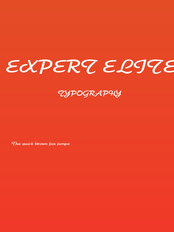 Expert Elite Normal Poster