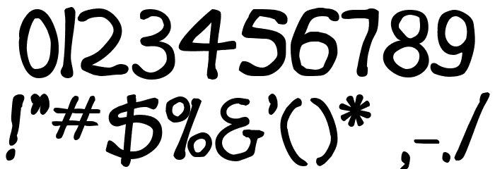Expletive Deleted Font OTHER CHARS