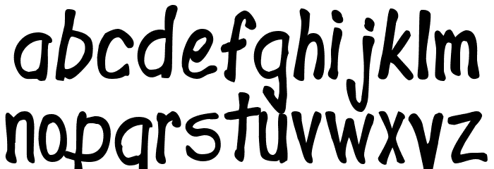 Expletive Deleted Font LOWERCASE