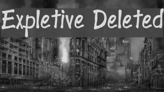 Expletive Deleted Example 2