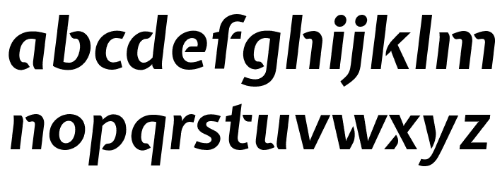 Expletus Sans Bold Italic Font LOWERCASE