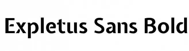 Expletus Sans Bold  Frei Schriftart Herunterladen