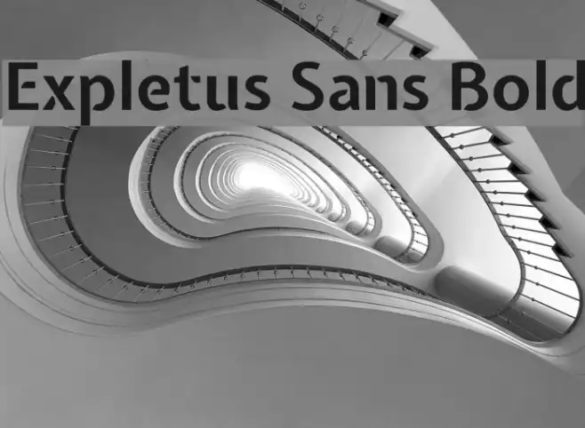 Expletus Sans Bold Example 2