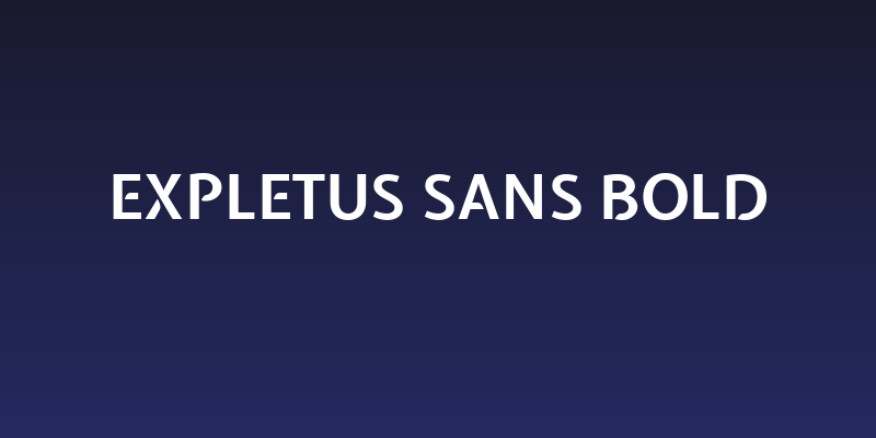 Expletus Sans Bold Social Header