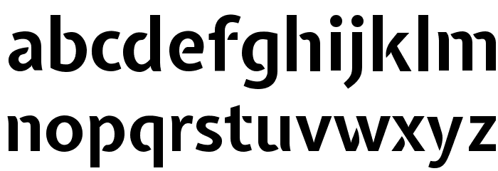 Expletus Sans Bold Font LOWERCASE