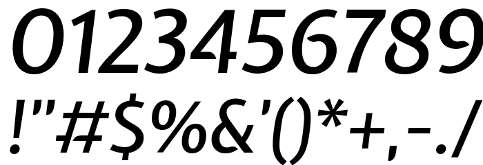 Expletus Sans Medium Italic Font OTHER CHARS