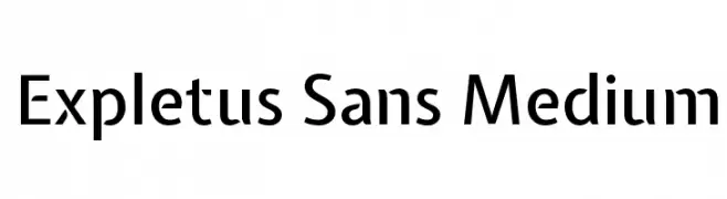 Expletus Sans Medium  Descarca Fonturi Gratis