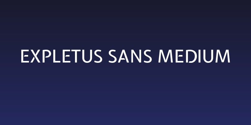 Expletus Sans Medium Social Header
