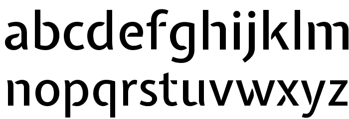 Expletus Sans Medium Font LOWERCASE