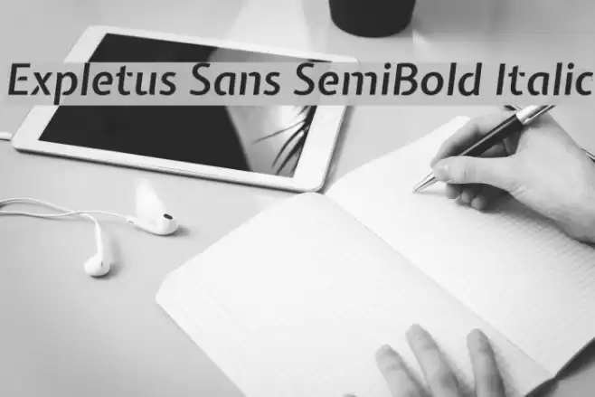 Expletus Sans SemiBold Italic examples