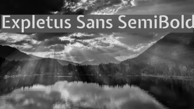 Expletus Sans SemiBold Font examples