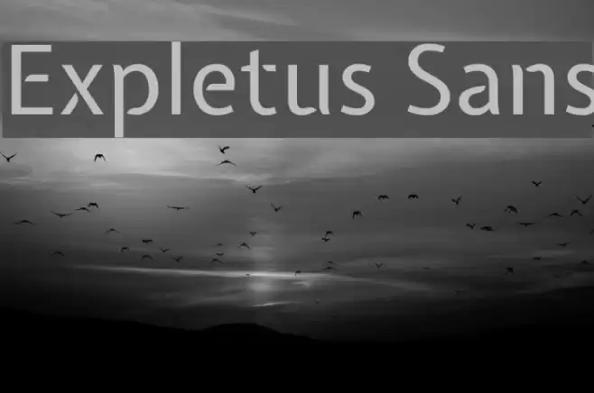 Expletus Sans Font examples