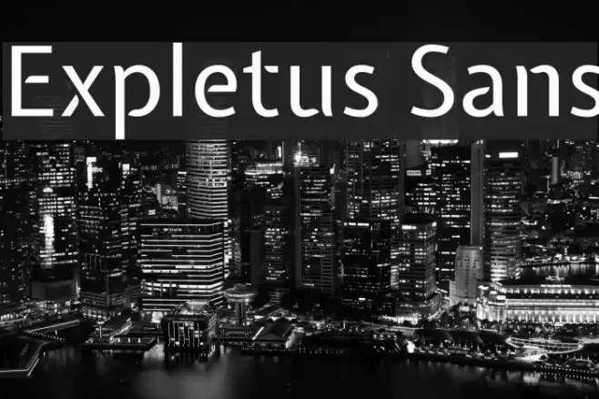 Expletus Sans Font examples