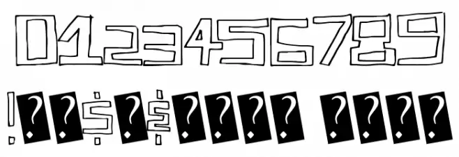 ExplodedCapital Schriftart Anderer Schreiben