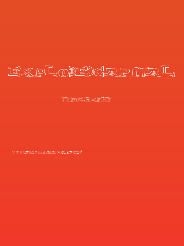 ExplodedCapital Poster